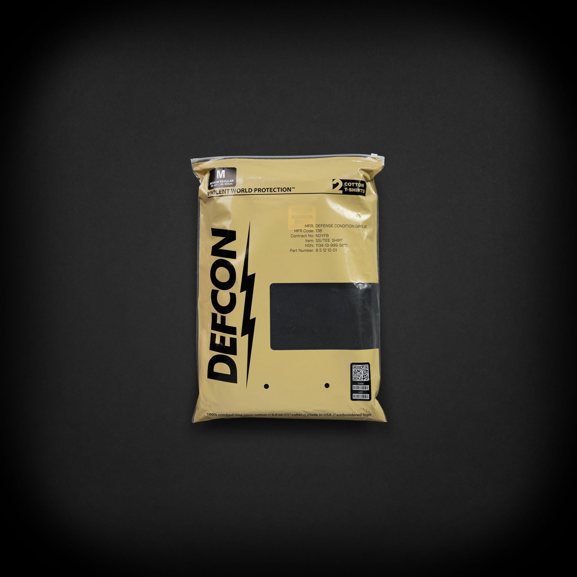 D BOLT 2 PACK TEE - BLACK