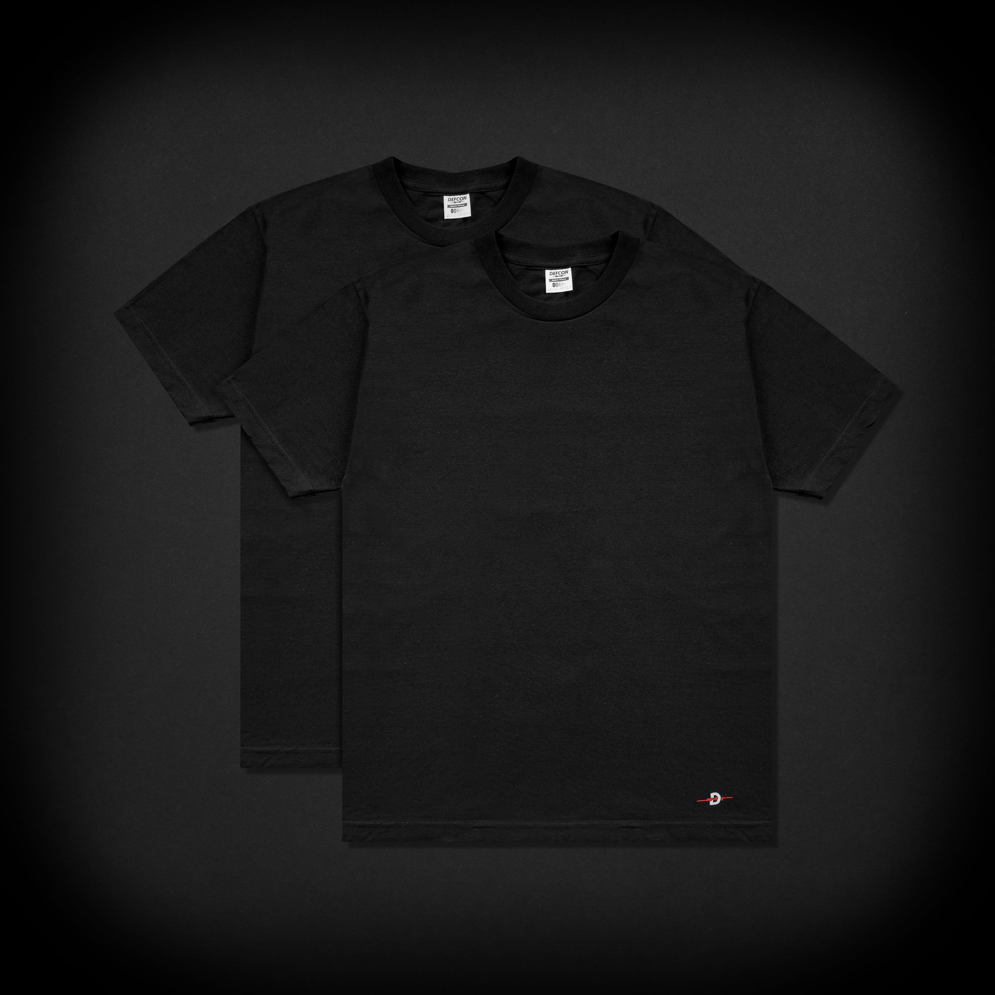 D BOLT 2 PACK TEE - BLACK