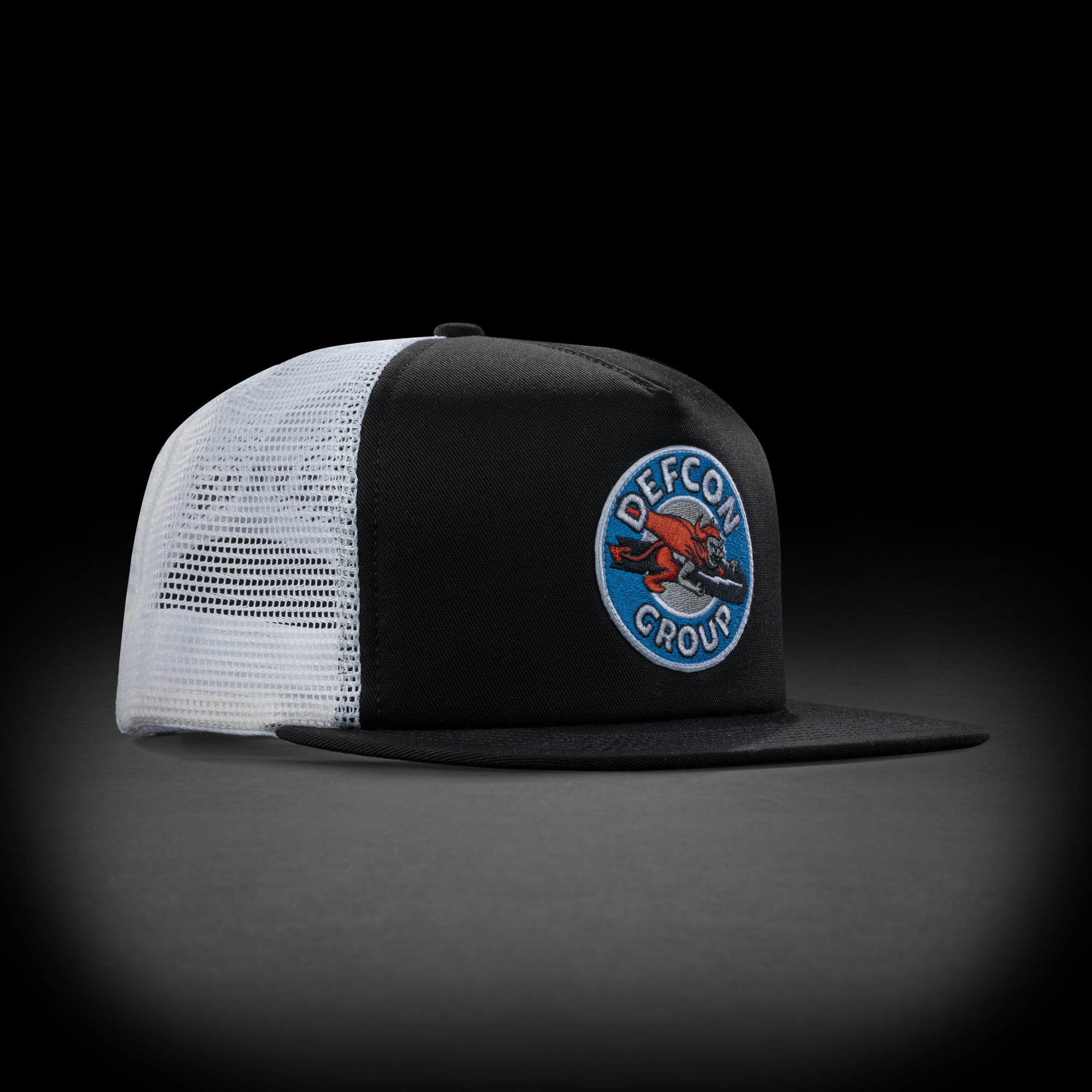 BOMBER TRUCKER HAT - BLACK