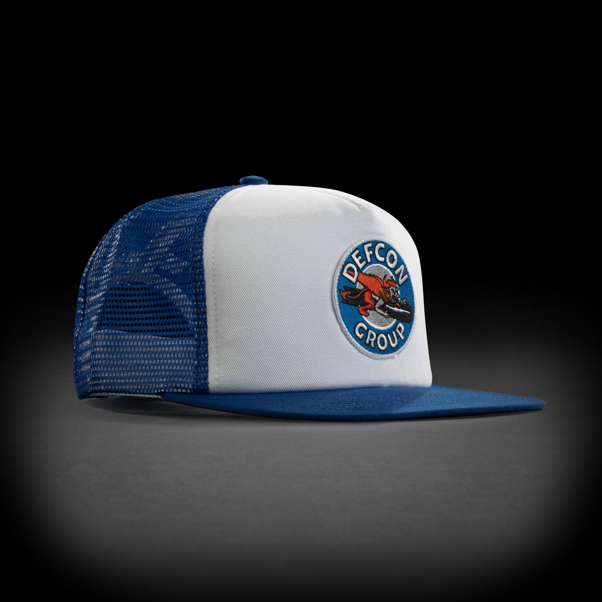 BOMBER TRUCKER HAT - ROYAL BLUE