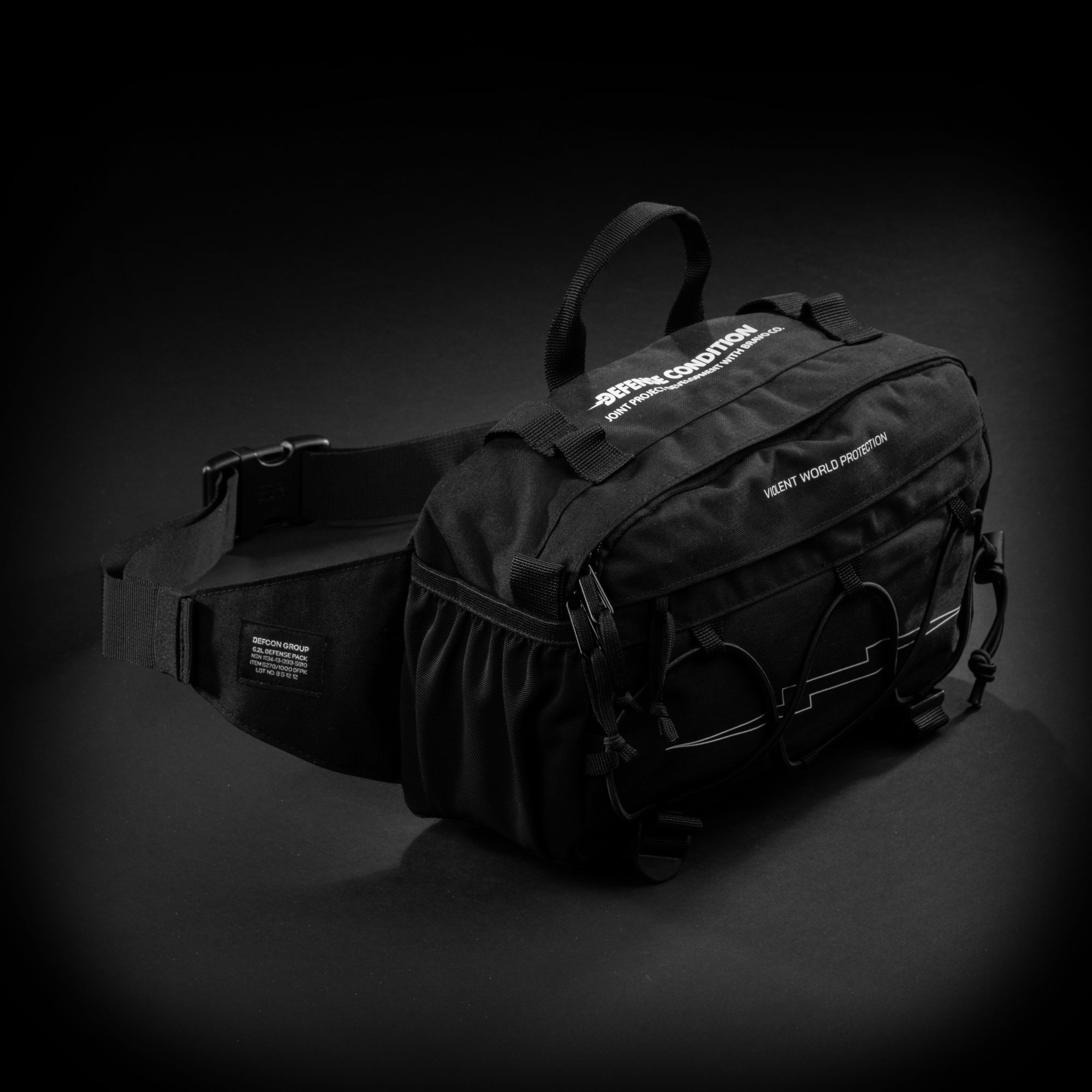 DEFCON / BRAVO COMPANY WAIST BAG 6.2L - BLACK