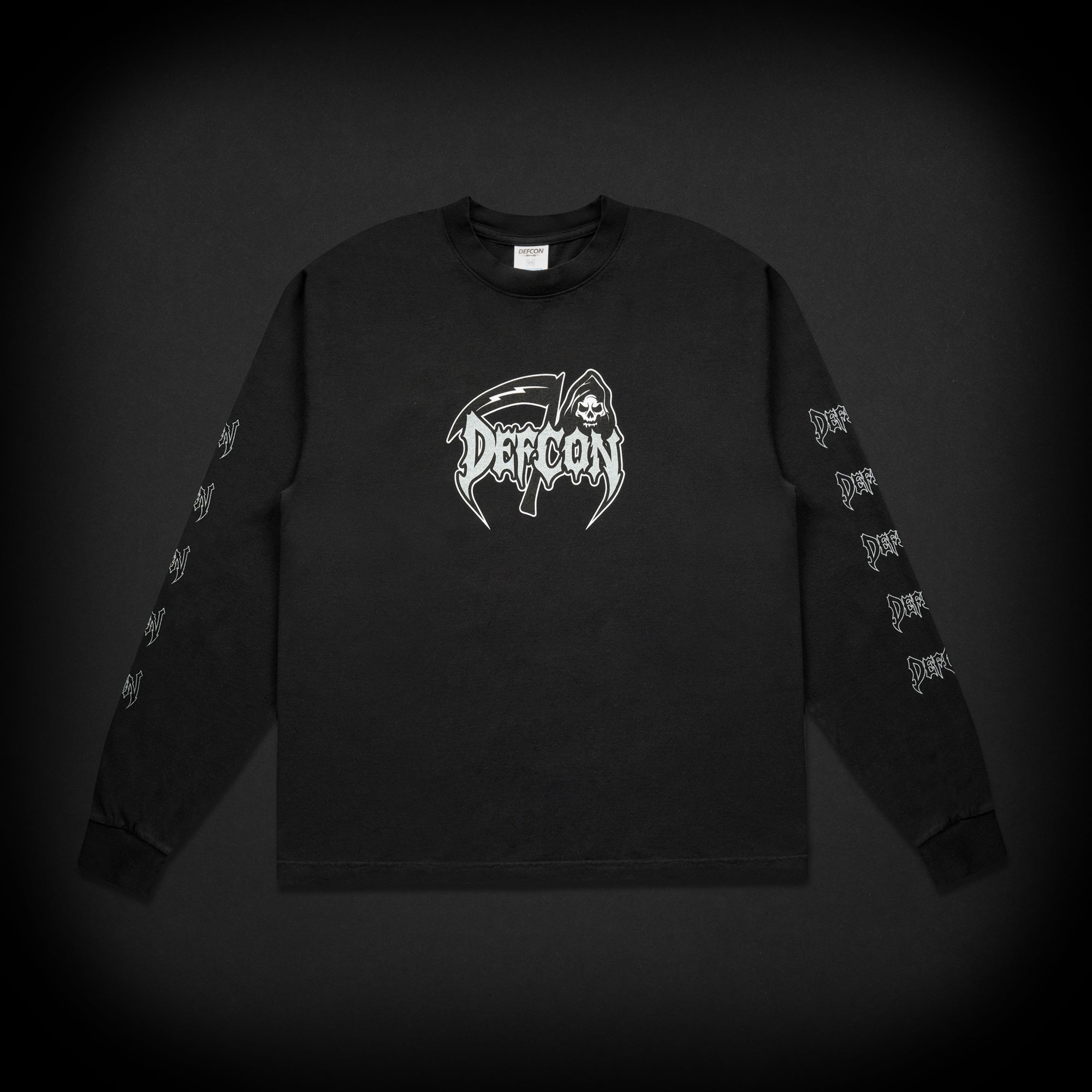 DEATH LONG SLEEVE TEE - BLACK