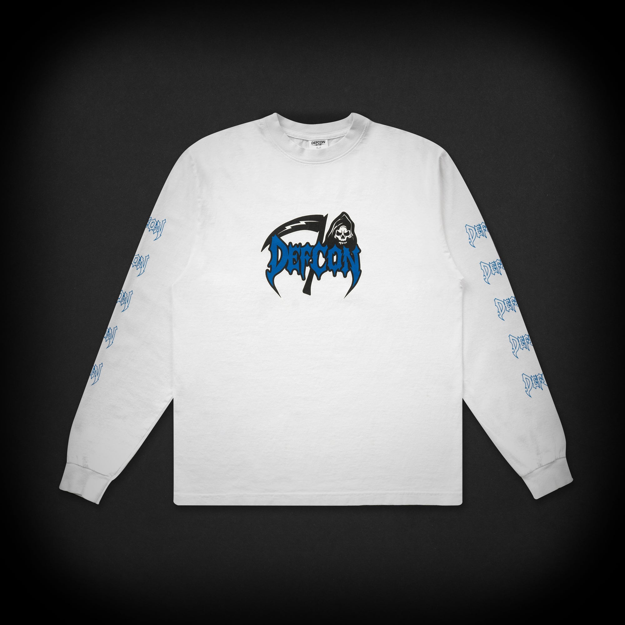DEATH LONG SLEEVE TEE - WHIITE