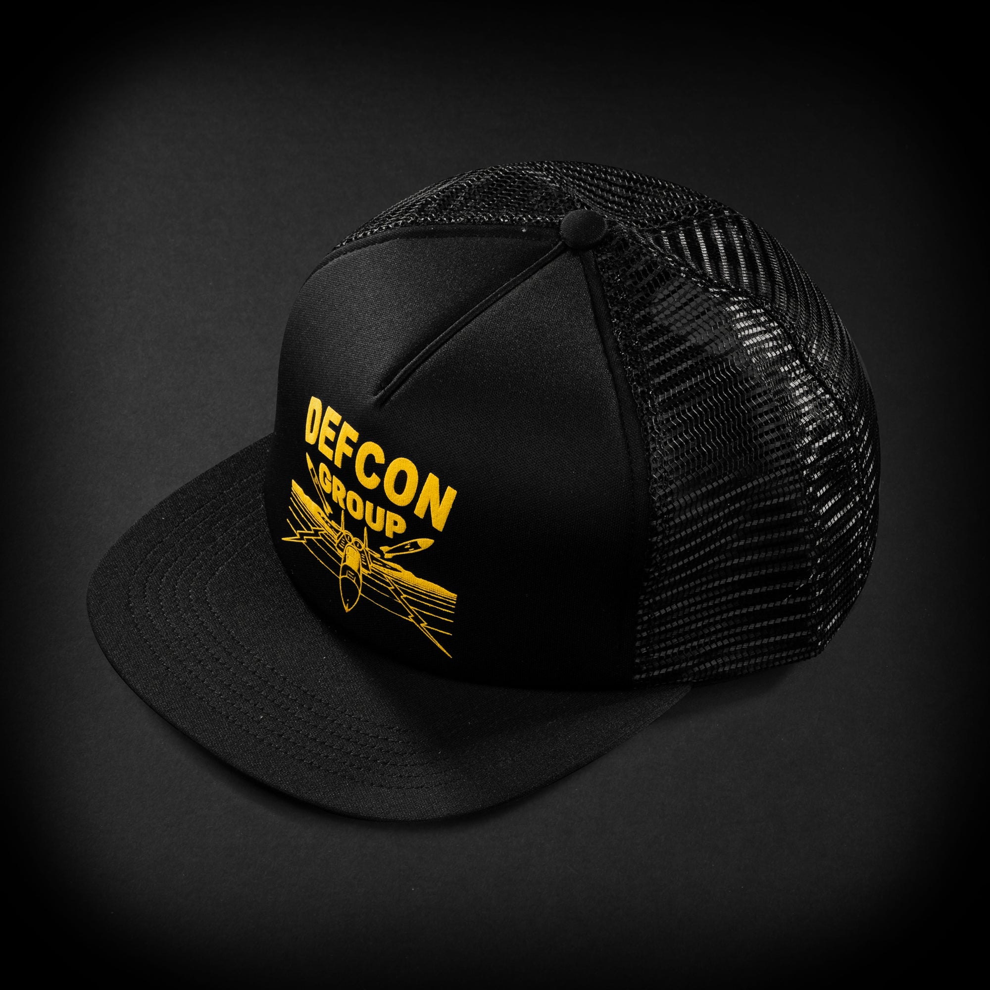 HORNET TRUCKER HAT - BLACK