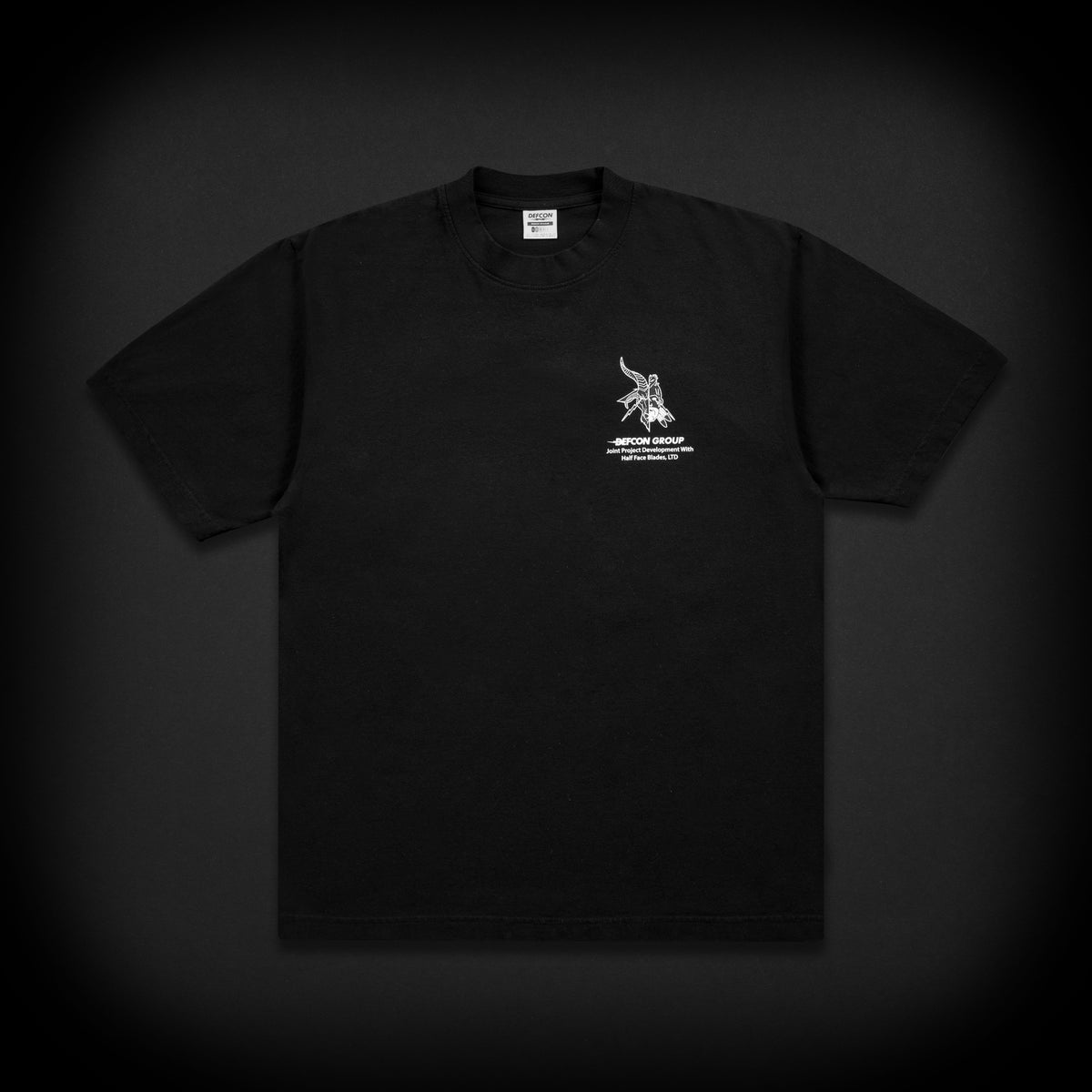 DEFCON HALF FACE BLADES TEE - BLACK