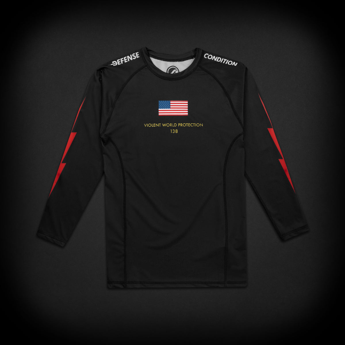 DEFCON SHOYOROLL LONGSLEEVE RASHGUARD - BLACK