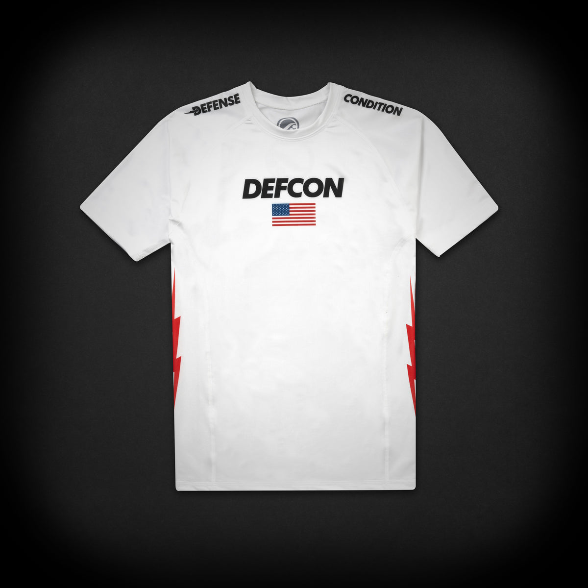 DEFCON SHOYOROLL SHORTSLEEVE RASHGUARD - WHITE