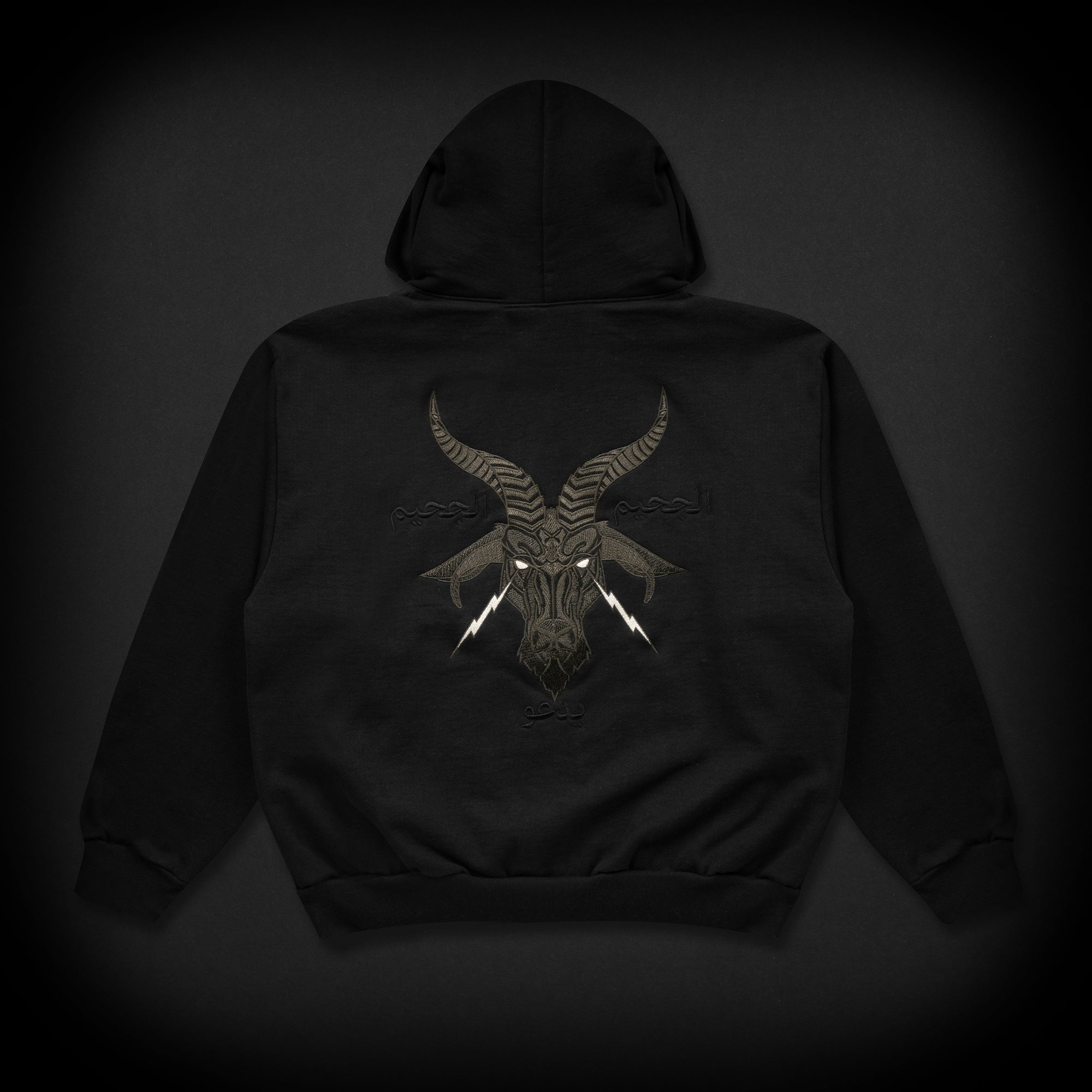 GOAT HEAD SWEATSHIRT - BLACK