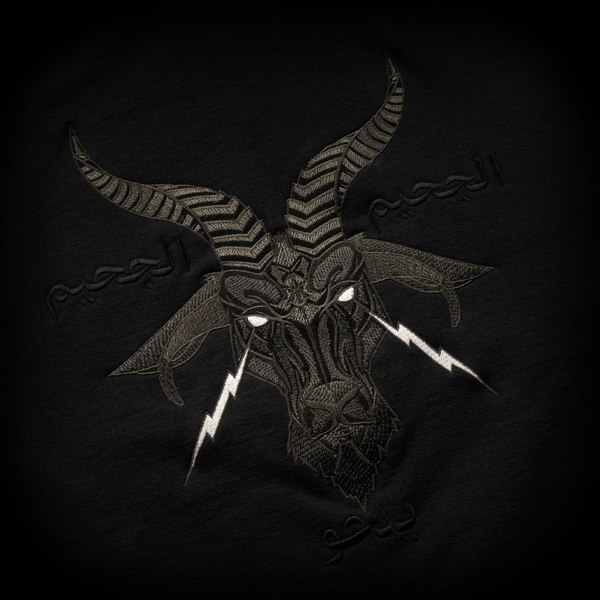 GOAT HEAD SWEATSHIRT - BLACK