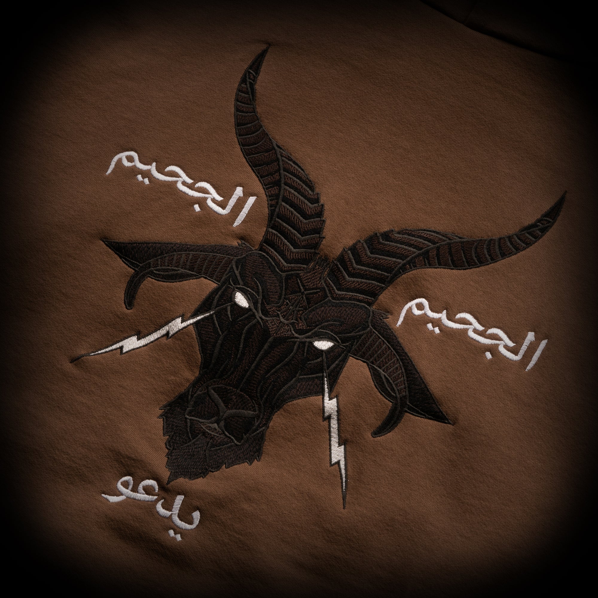 GOAT HEAD SWEATSHIRT - BROWN