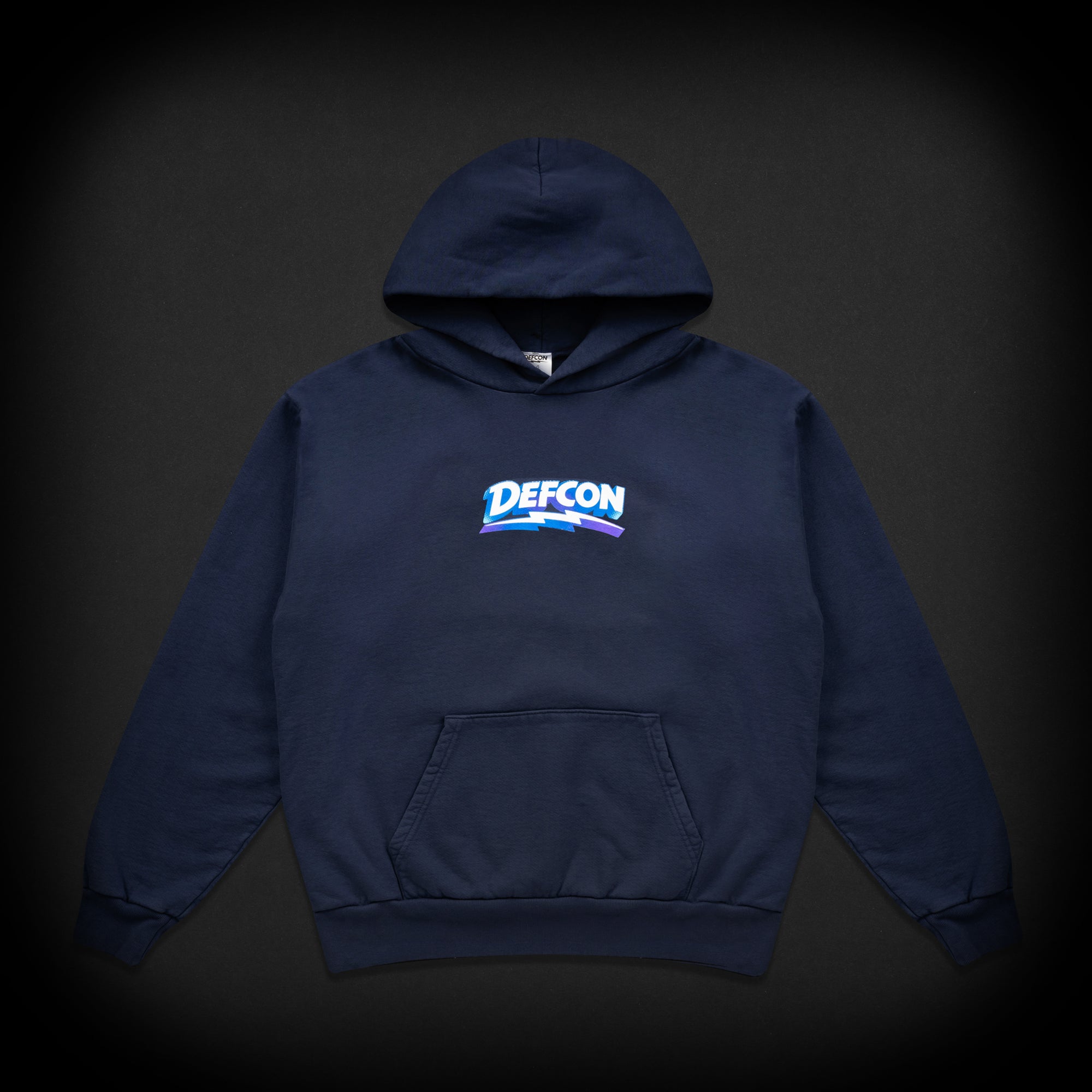 HALFTONE ARC LOGO - NAVY
