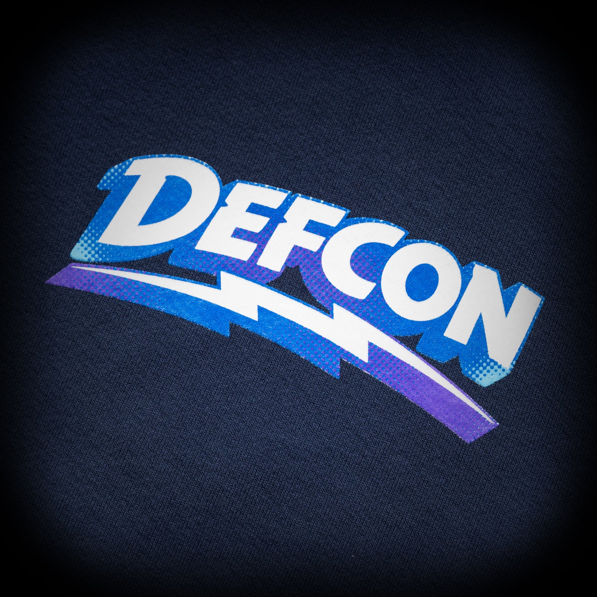 HALFTONE ARC LOGO - NAVY
