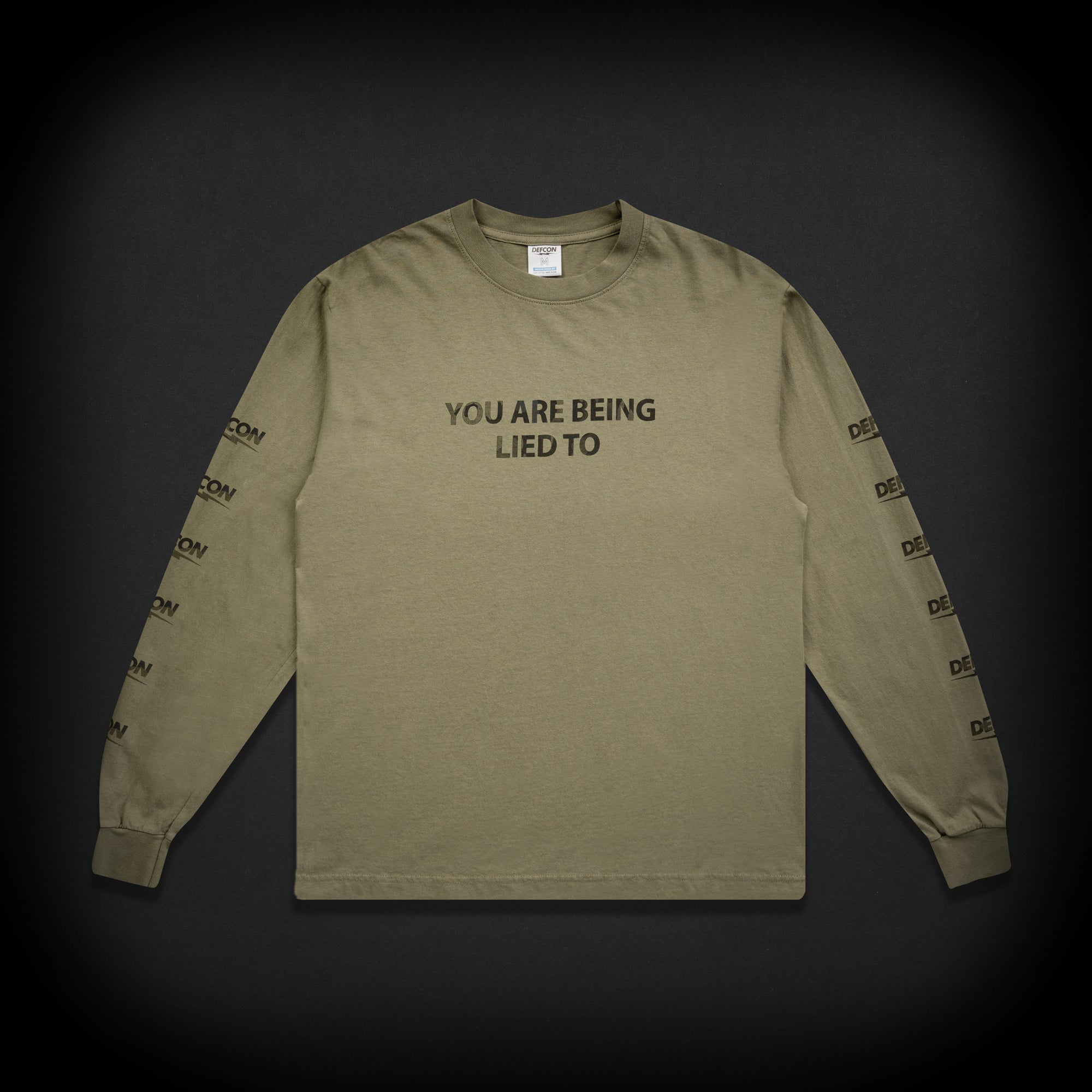 LIED TO LONG SLEEVE TEE - OLIVE