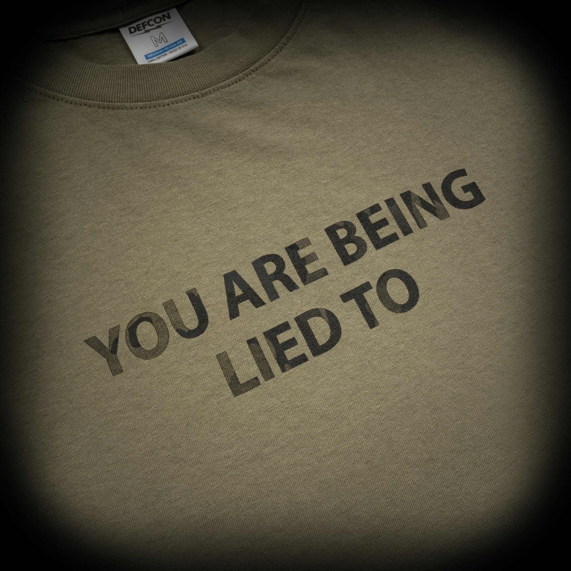 LIED TO LONG SLEEVE TEE - OLIVE