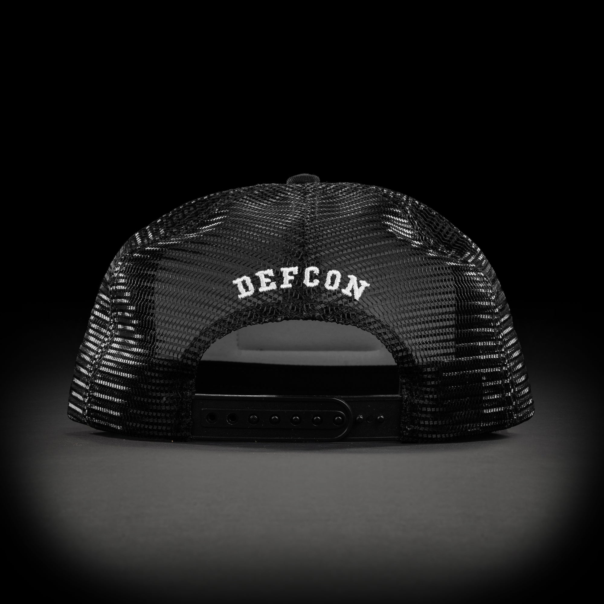 LITTLE HELL TRUCKER HAT - BLACK