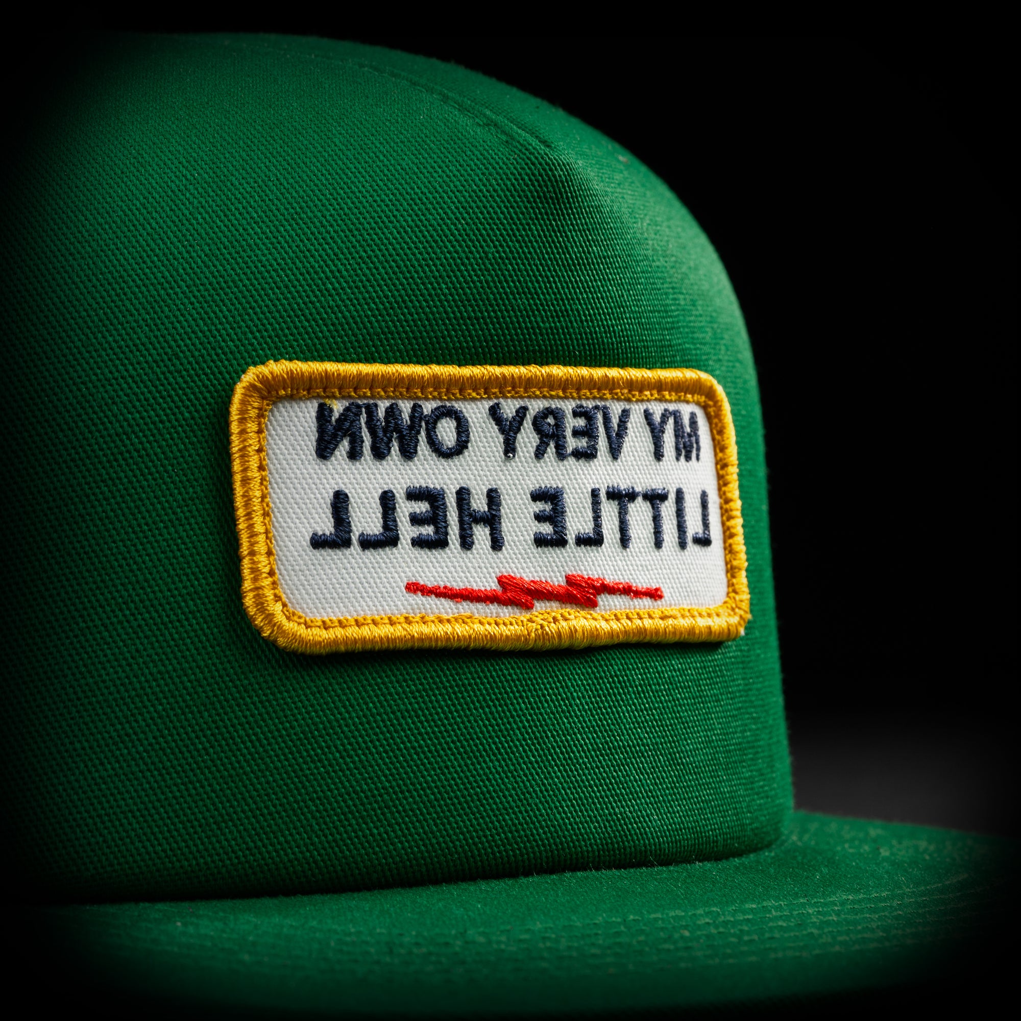 LITTLE HELL TRUCKER HAT - GREEN