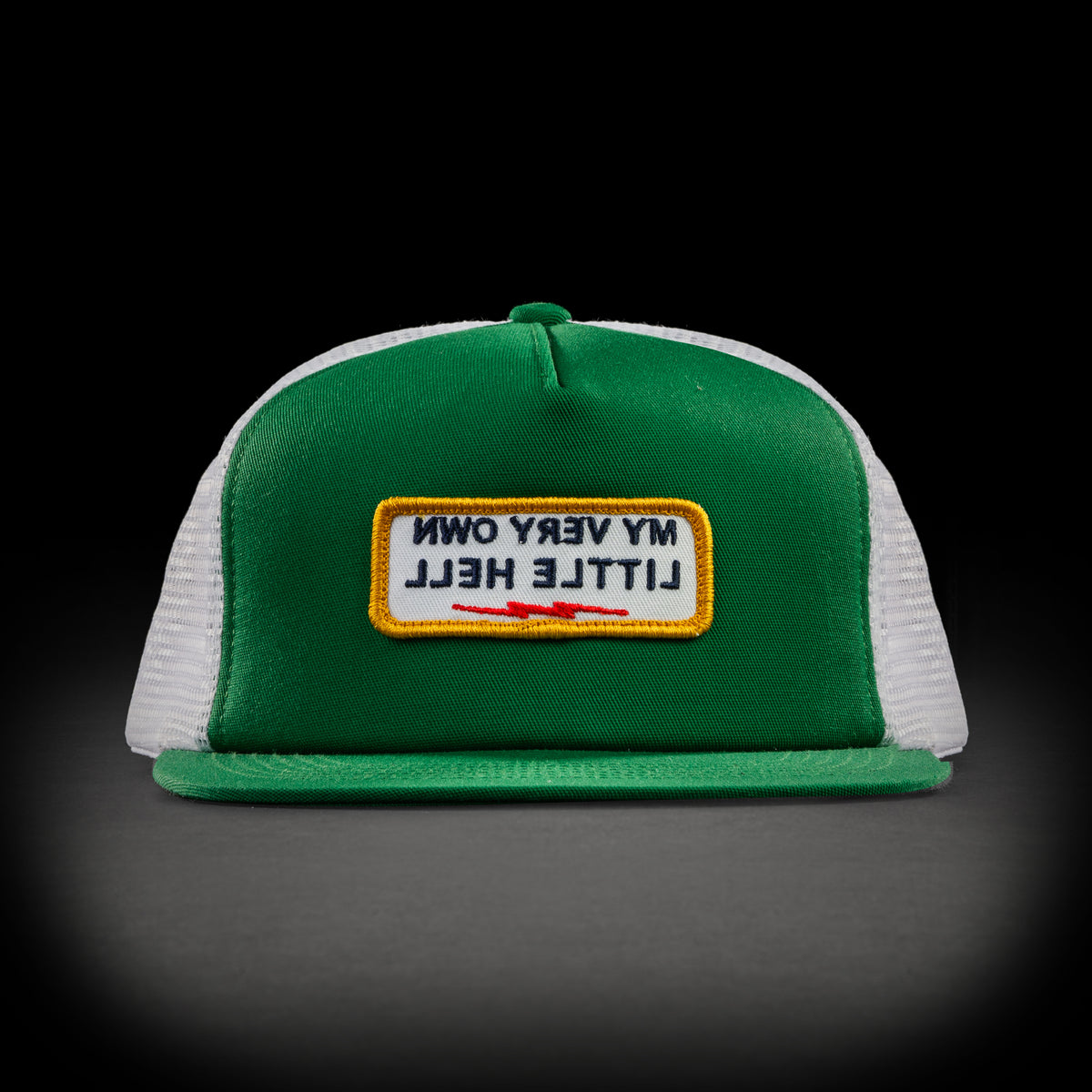 LITTLE HELL TRUCKER HAT - GREEN