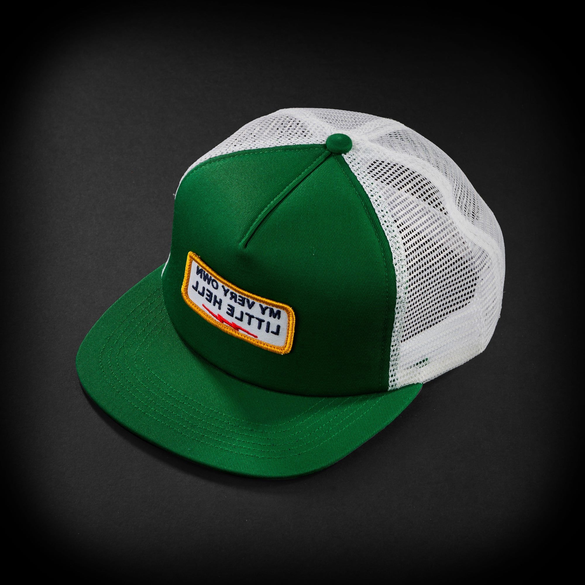 LITTLE HELL TRUCKER HAT - GREEN