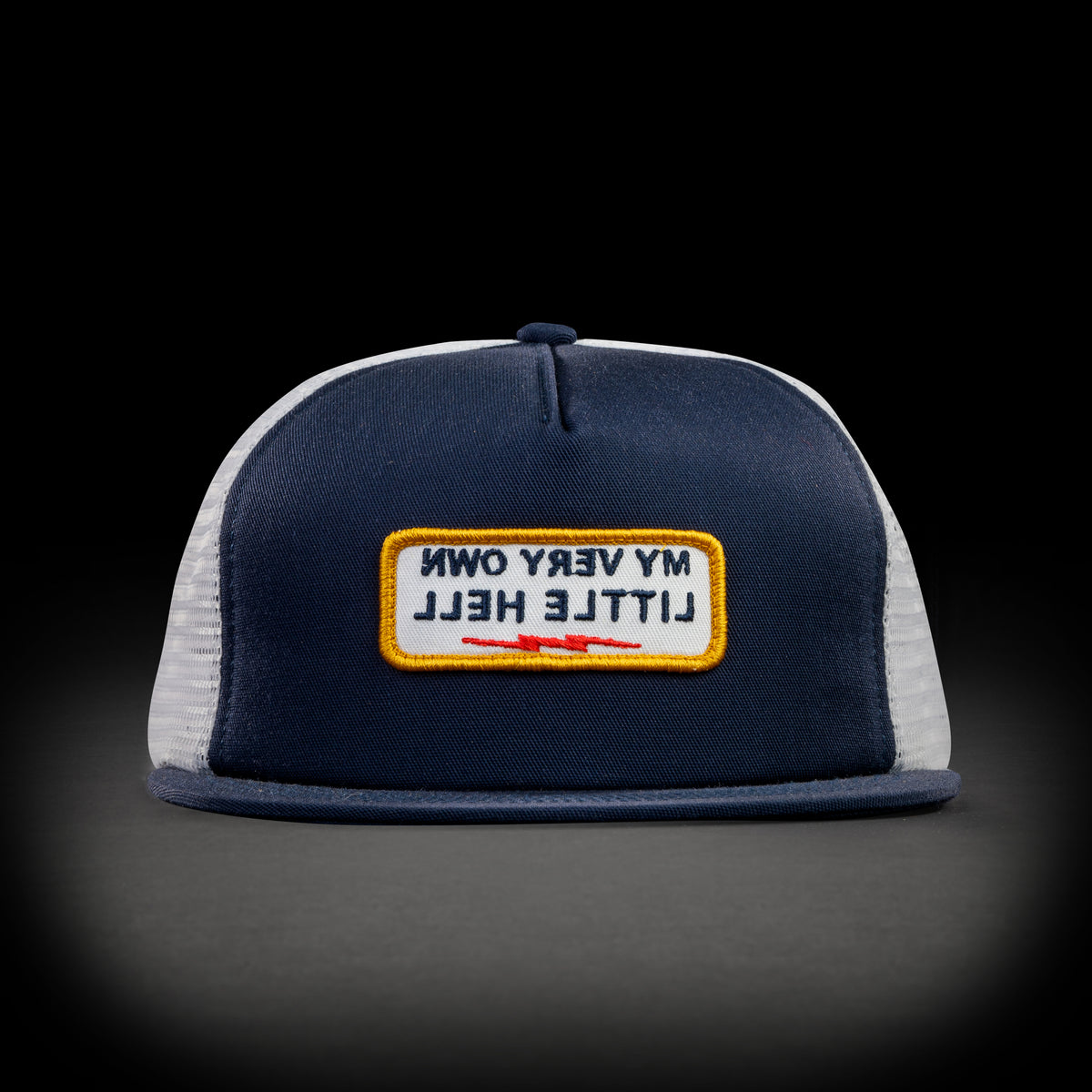 LITTLE HELL TRUCKER HAT - NAVY