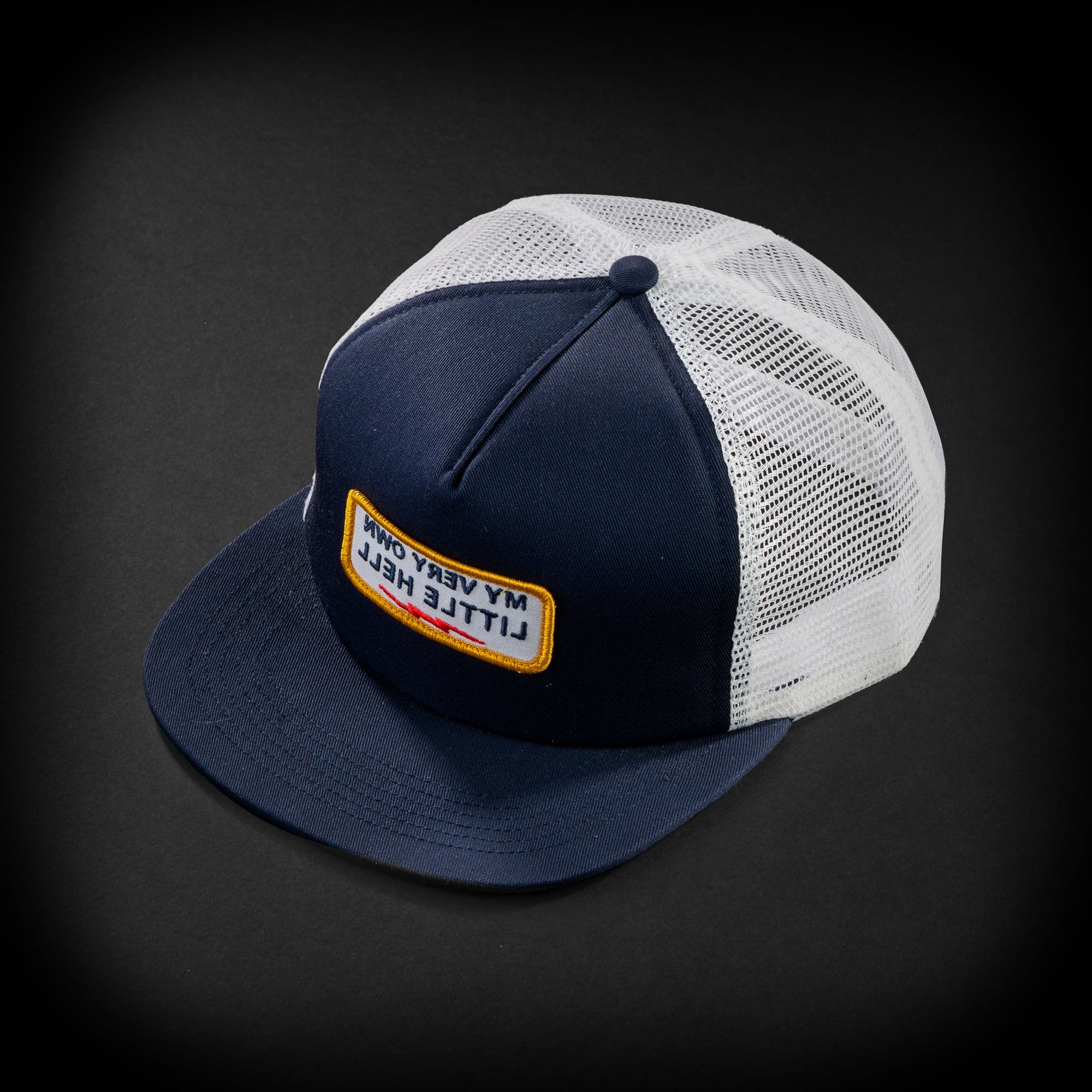 LITTLE HELL TRUCKER HAT - NAVY
