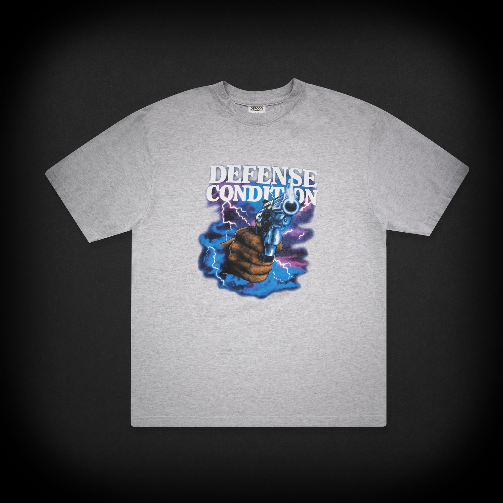 DEFENSE TEE - HEATHER GREY