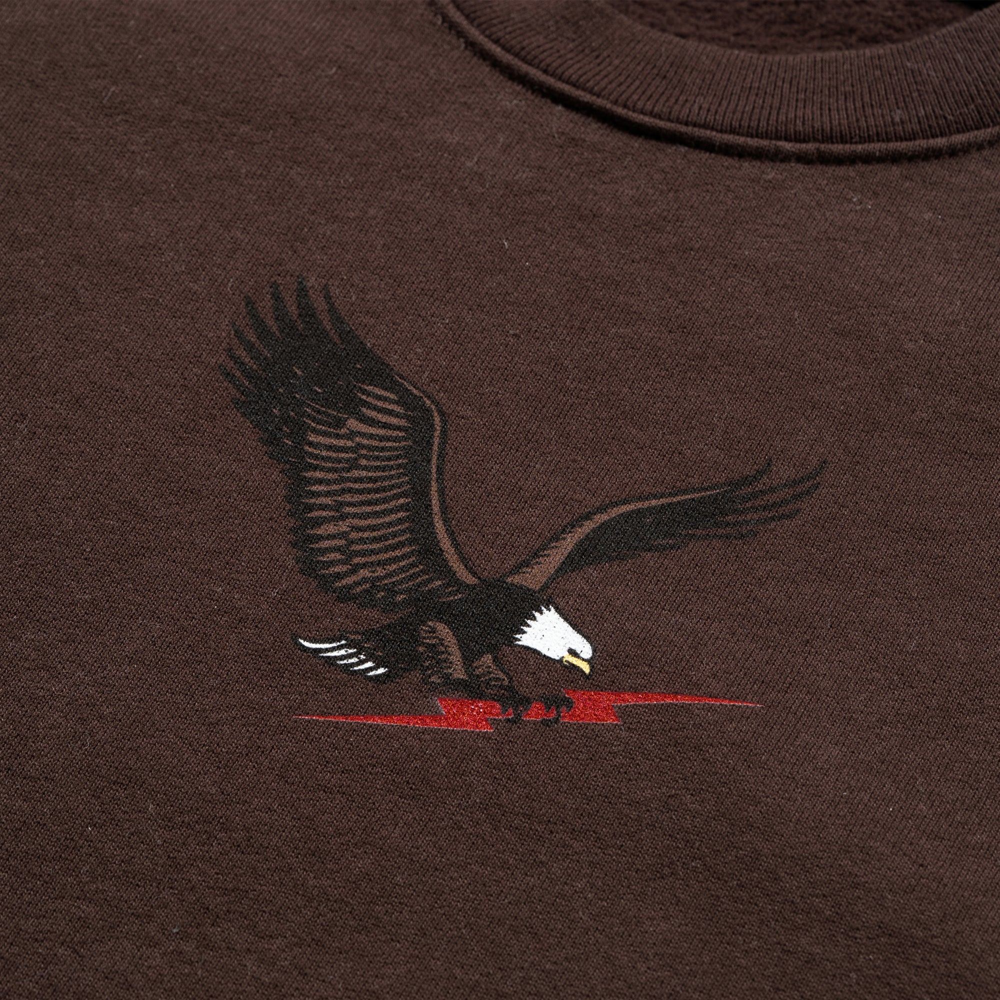 EAGLE CREWNECK - CHOCOLATE
