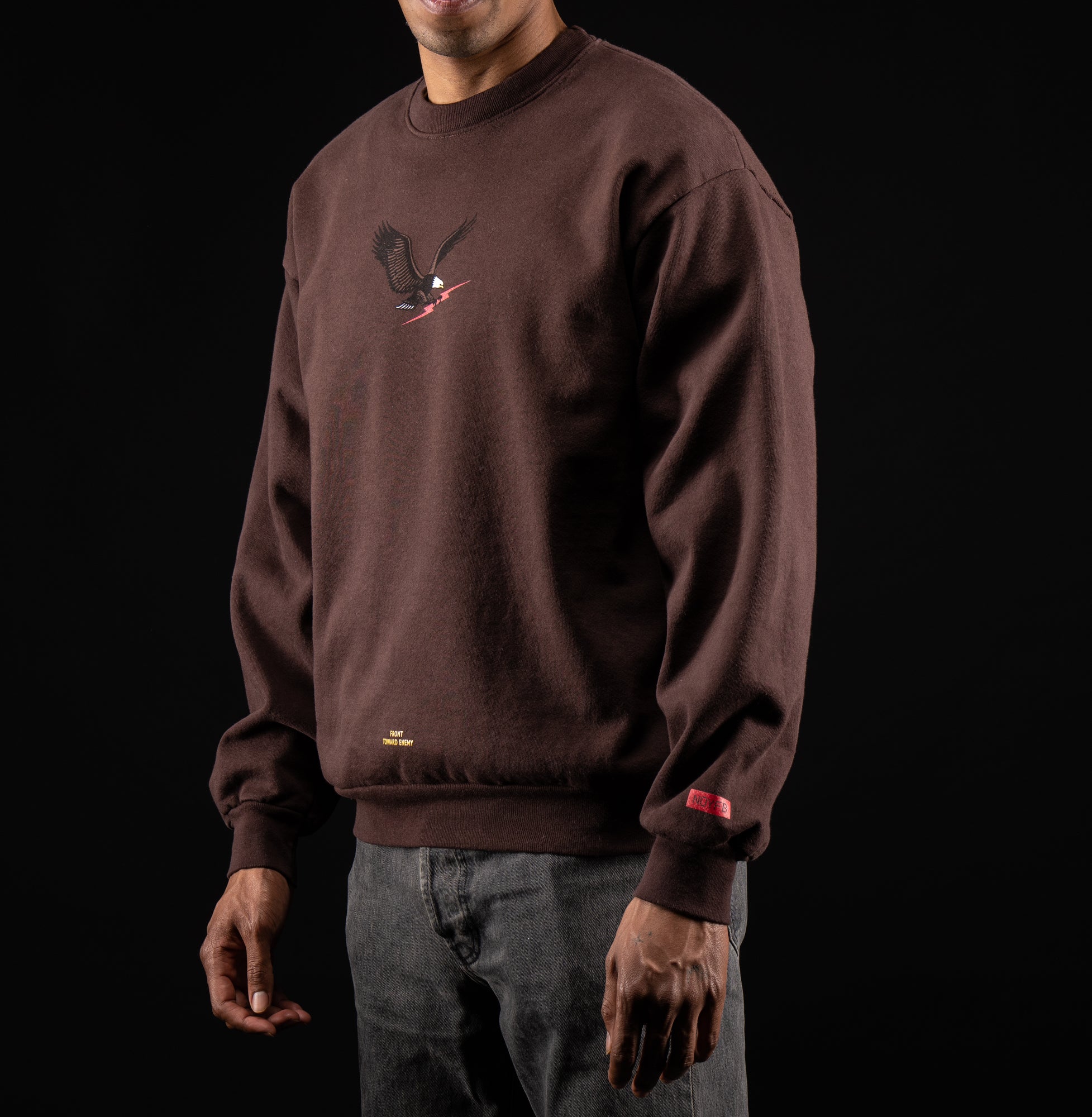 EAGLE CREWNECK - CHOCOLATE